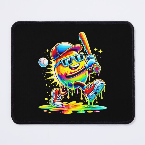 Item preview, Dripping Baseball Egg Tie Dye Street Style  designed and sold by miaa-artistshop.