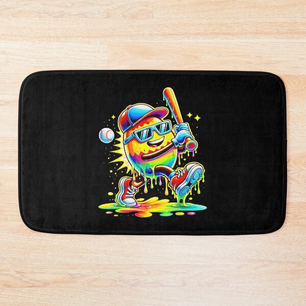 Item preview, Dripping Baseball Egg Tie Dye Street Style  designed and sold by miaa-artistshop.