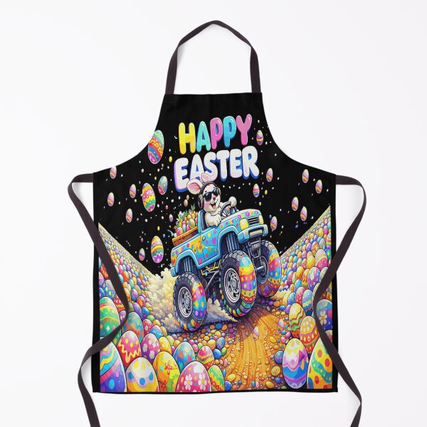 Item preview, Happy Easter Bunny Driving Monster Truck Egg Hunt Fun Design designed and sold by DaphoLatara.