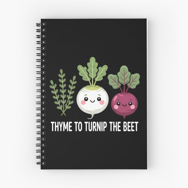 Item preview, Thyme To Turnip The Beet Vegetarian Vegan Plant Lover designed and sold by Moon-Ape.