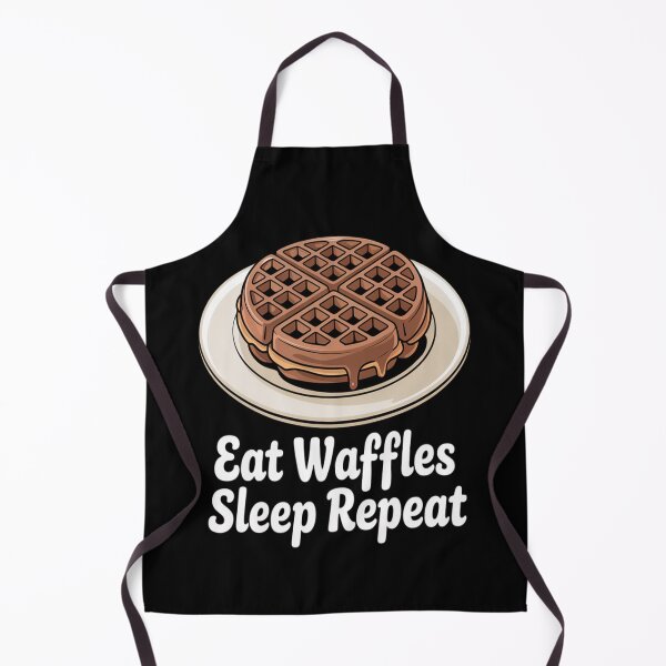 Item preview, Eat Waffles Sleep Repeat Belgian Waffle Lovers designed and sold by CottonCandyPrin.