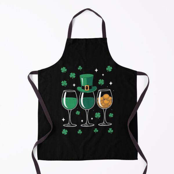 Item preview, Three Wine Glasses Clover Shamrock St Patrick day Irish designed and sold by Moon-Ape.