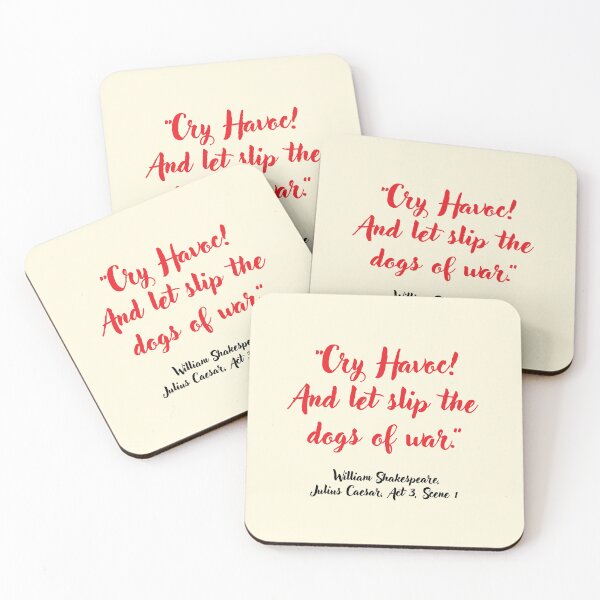 Item preview, Solid Shakespeare Quoten from Julius Caesar designed and sold by CharlottePlaceArt.