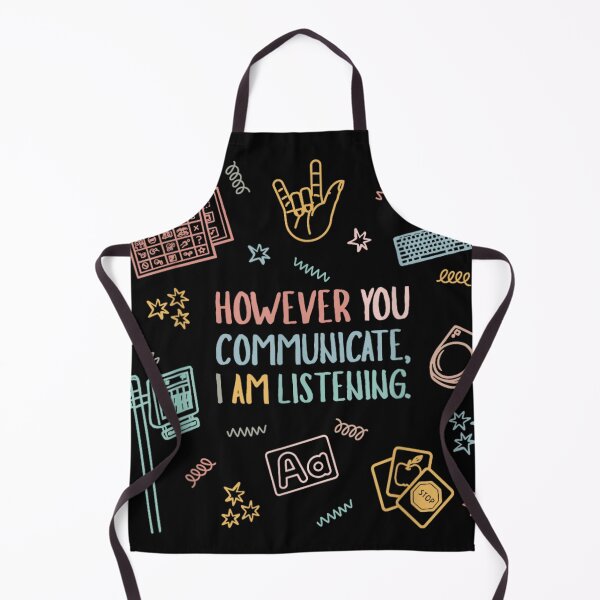 Item preview, However You Communicate I Am Listening Autism Awareness Support Design designed and sold by YubitaLeLe.