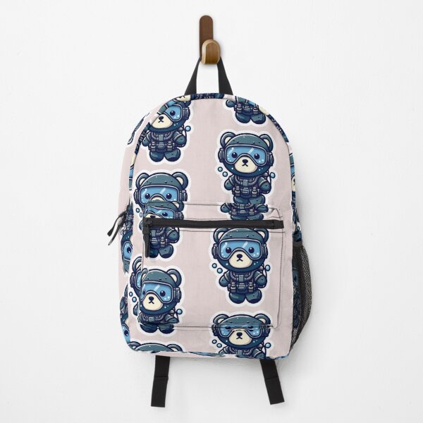 Item preview, Cute Scuba Diver Bear-Ocean Explorer Cartoon Character designed and sold by carestazafeli.