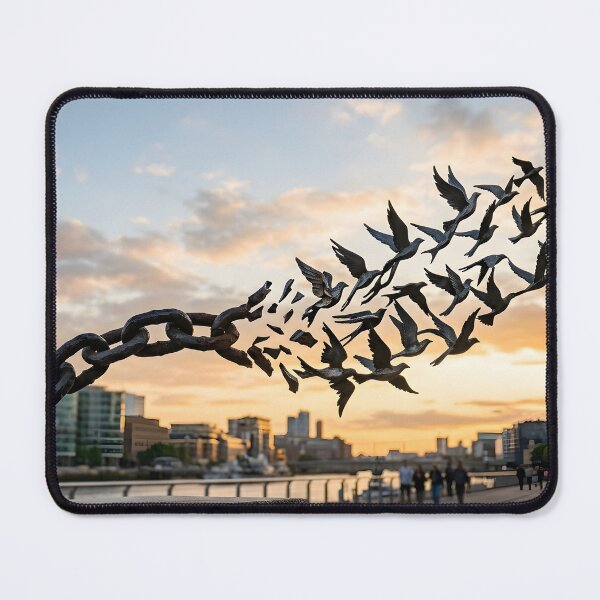 Item preview, Broken Chains Turning into Birds – Freedom, Liberation and Transformation Aesthetic Design designed and sold by MCV-Designs.