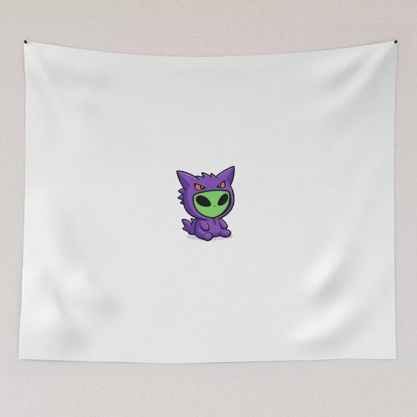 Item preview, Cute Dark Alien Character | Spooky Cartoon Aesthetic designed and sold by fedetrev.