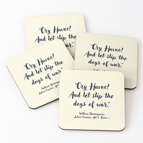 Item preview, Solid Shakespeare Quoten from Julius Caesar designed and sold by CharlottePlaceArt.