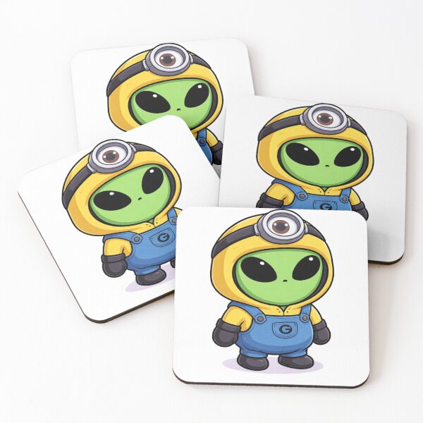 Item preview, Cute Alien in Yellow Outfit | Cartoon Character Design designed and sold by fedetrev.
