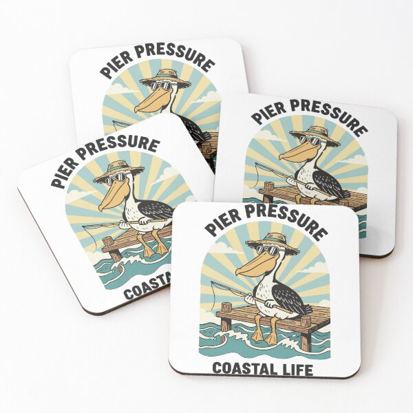 Item preview, Pelican Fisherman Pier Pressure Coastal designed and sold by PixelStudioBe.