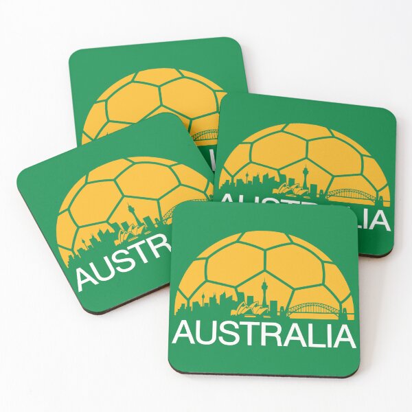 Item preview, Australia Soccer Fan 2026 Skyline Football Ball designed and sold by Imaginationbeyond.