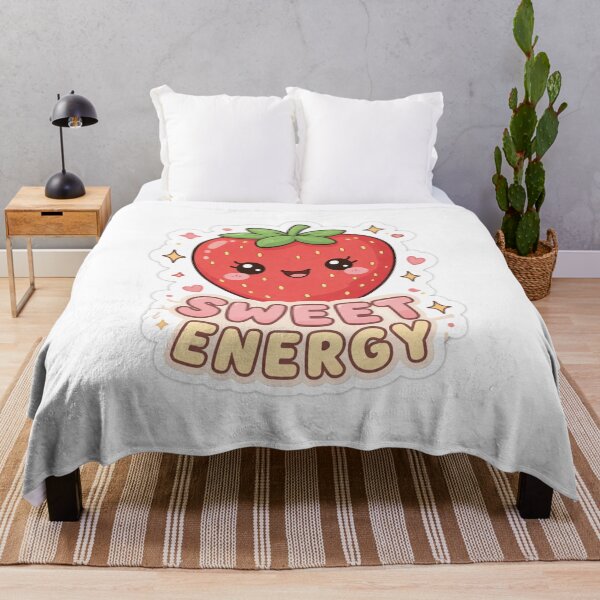 Item preview, Cute Kawaii Strawberry Sticker – Sweet Energy Aesthetic Cartoon Fruit Design . designed and sold by ZenGrowth4.