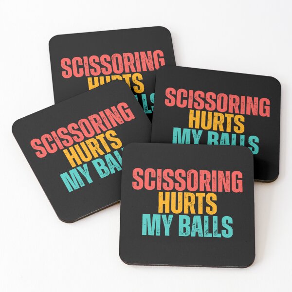 Item preview, Scissoring Hurts My Balls designed and sold by Dondonmart.