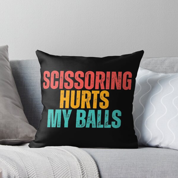 Item preview, Scissoring Hurts My Balls designed and sold by Dondonmart.