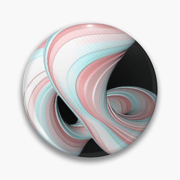 Item preview, Fluid Pastel Candy Twist 3D Abstract designed and sold by LekkieStudioArt.