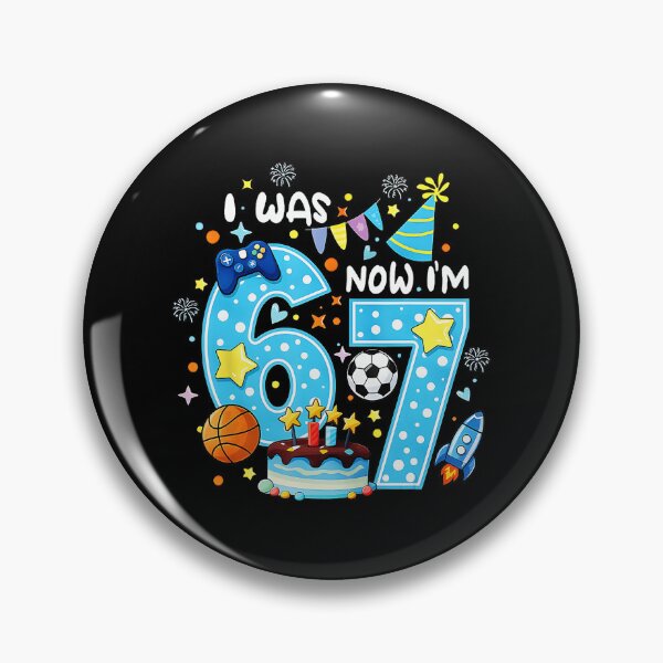 Item preview, I Was 6 Now I’m 7 Birthday Kids Sports Space Theme designed and sold by gladysenglish.