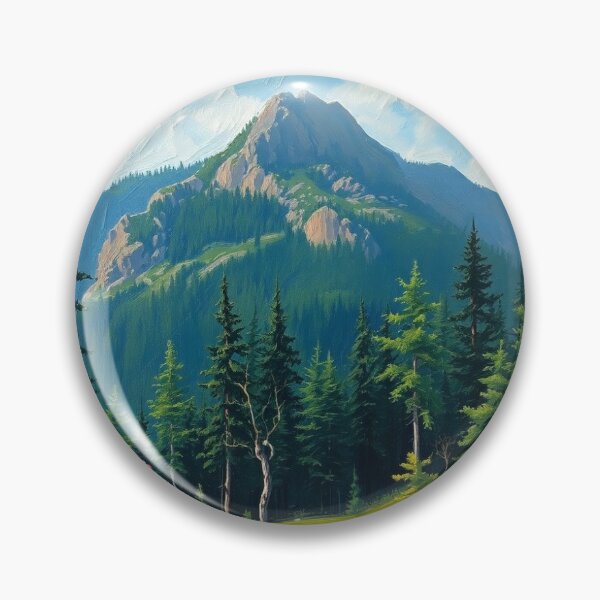 Item preview, A forest on a mountian. designed and sold by oldMastersofart.