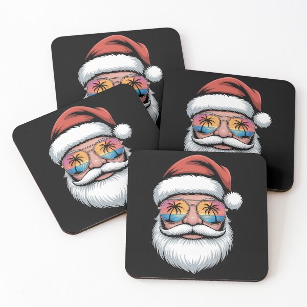 Item preview, Tropical Christmas Hawaiian Santa Sunglasses Summer Xmas designed and sold by Moon-Ape.