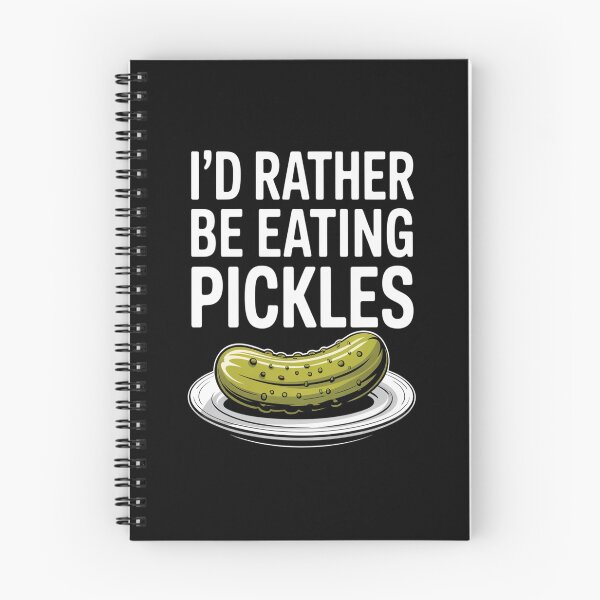 Item preview, Eating Pickles Funny Pickle Vegetables  designed and sold by CottonCandyPrin.