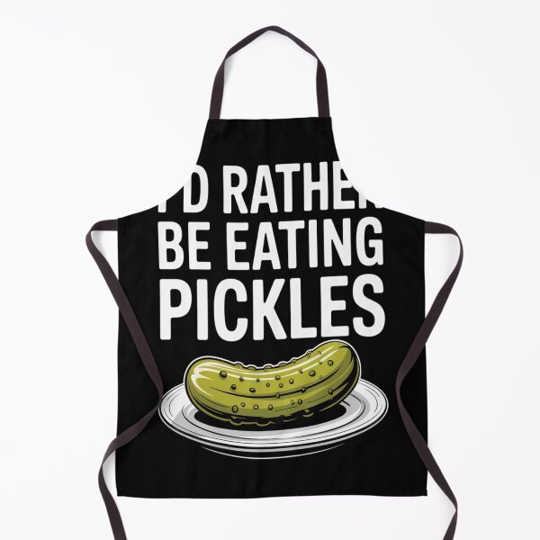Item preview, Eating Pickles Funny Pickle Vegetables designed and sold by CottonCandyPrin.