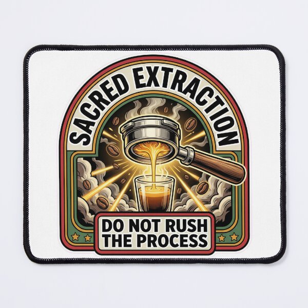 Item preview, Sacred Extraction Espresso Portafilter Magic Coffee Barista Comic Art designed and sold by Mythic Ink Studio.