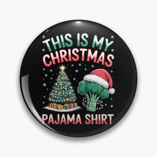Item preview, This Is My Christmas Pajama Broccoli Christmas designed and sold by Moon-Ape.