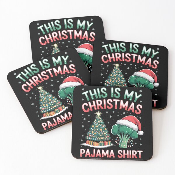 Item preview, This Is My Christmas Pajama Broccoli Christmas designed and sold by Moon-Ape.