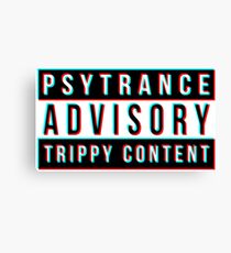 Psytrance Canvas Print
