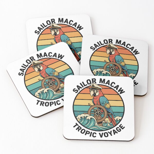 Item preview, Sailor Macaw Parrot Tropic Voyage designed and sold by PixelStudioBe.