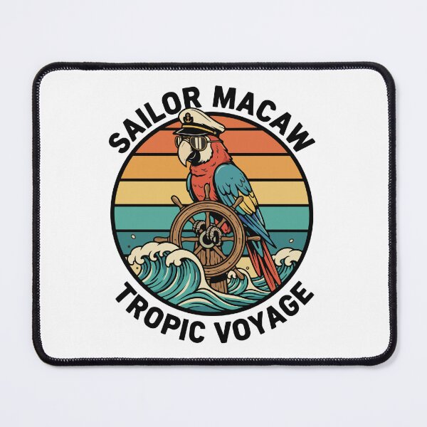 Item preview, Sailor Macaw Parrot Tropic Voyage designed and sold by PixelStudioBe.