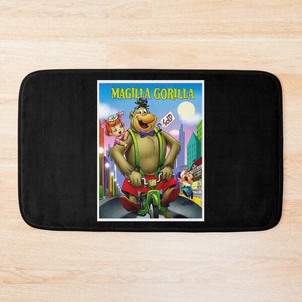 Item preview, Magilla Gorilla  Vintage Cartoon Abstract Character On A Motorcycle Print designed and sold by madebysana.