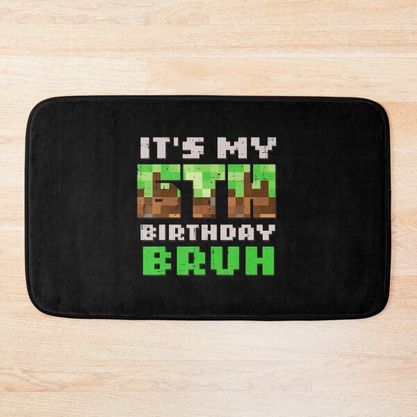 Item preview, It’s My 6th Birthday Bruh Pixel Gamer Funny designed and sold by FGTV2021.