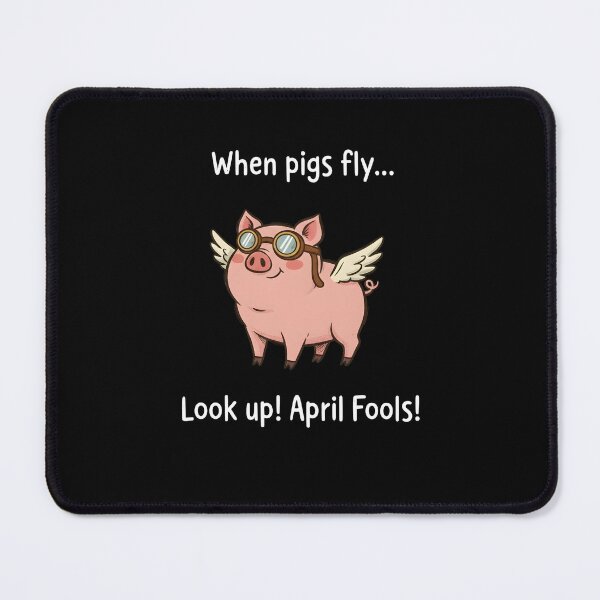 Item preview, Flying Pig with Steampunk Aviator Goggles and Wings designed and sold by Knkd3100.