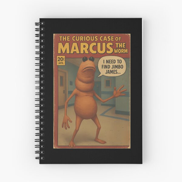 Item preview, Marcus The Worm Comic Funny Retro Parody designed and sold by madebysana.