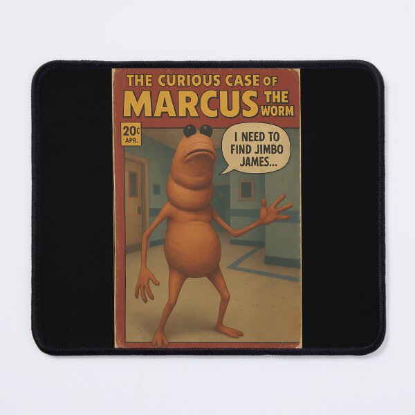 Item preview, Marcus The Worm Comic Funny Retro Parody designed and sold by madebysana.