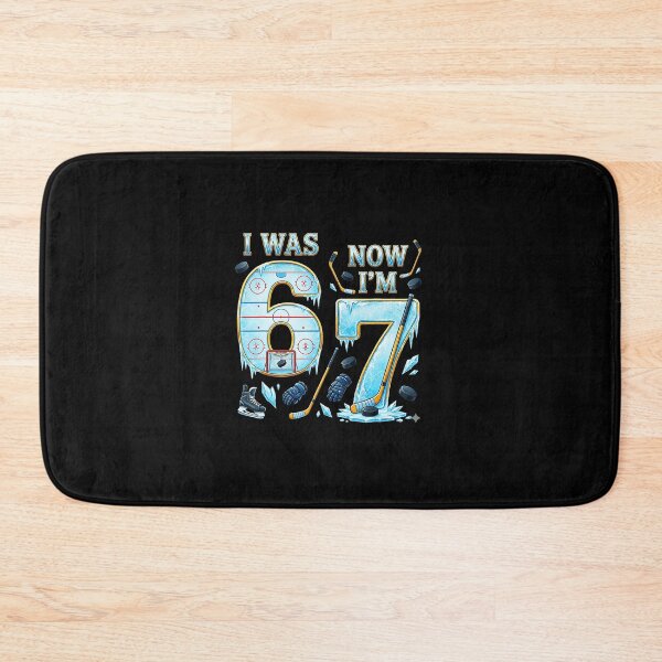 Item preview, I Was 6 Now I’m 7 Ice Hockey Birthday  designed and sold by gladysenglish.