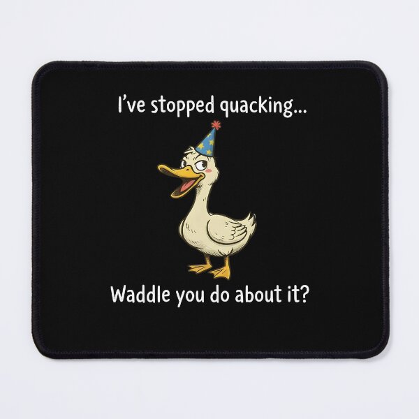 Item preview, Sassy Duck Wearing Birthday Party Hat designed and sold by Knkd3100.