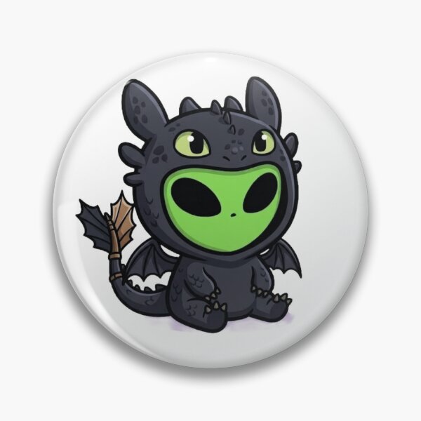 Item preview, Cute Alien in Black Dragon | Kawaii Night Dragon Cosplay designed and sold by fedetrev.
