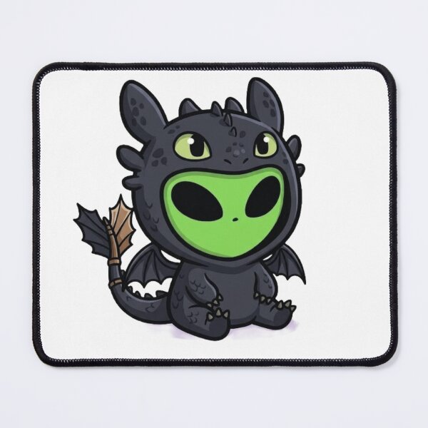 Item preview, Cute Alien in Black Dragon | Kawaii Night Dragon Cosplay designed and sold by fedetrev.