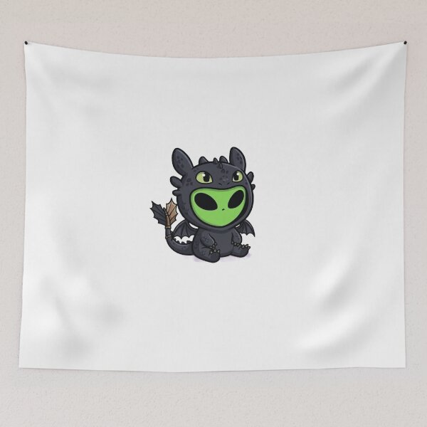 Item preview, Cute Alien in Black Dragon | Kawaii Night Dragon Cosplay designed and sold by fedetrev.