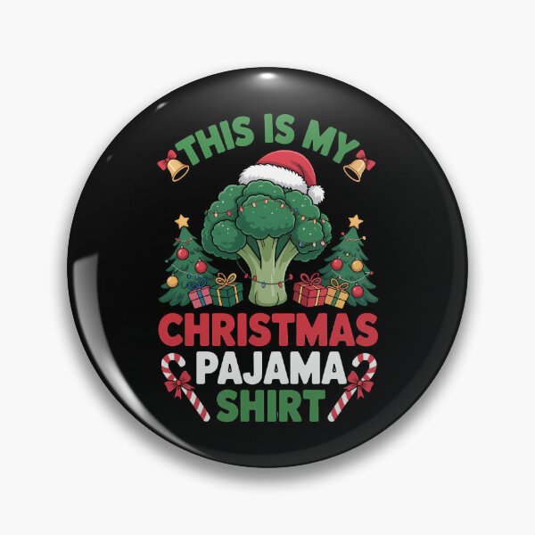 Item preview, This Is My Christmas Pajama Broccoli Christmas Raglan designed and sold by VENOM0RIOT.