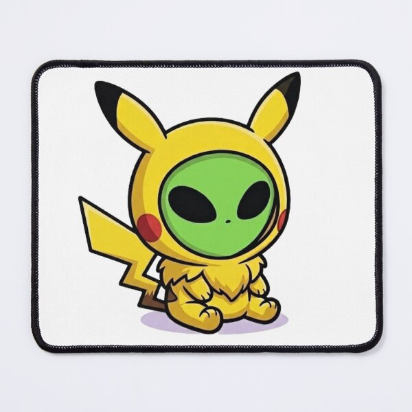 Item preview, Cute Alien in Yellow Electric Mouse | Kawaii Creature Cosplay designed and sold by fedetrev.