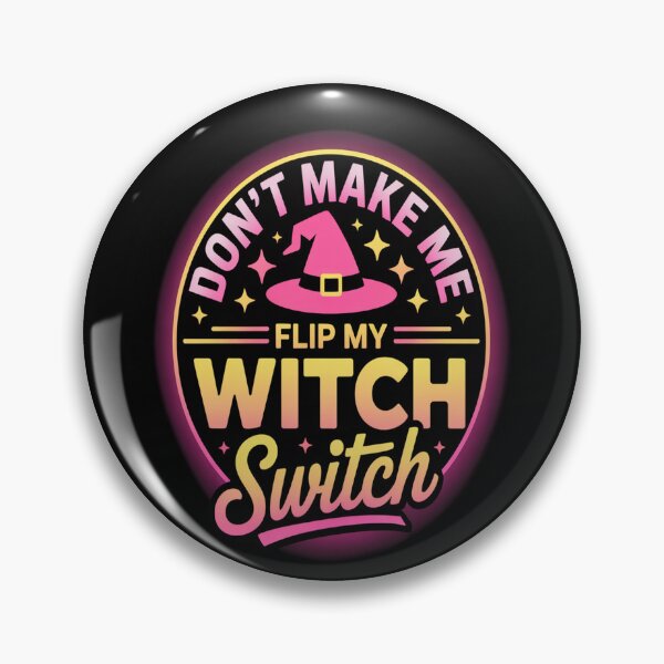 Item preview, Dont Make Me Flip My Unique Witch  designed and sold by mandiana.