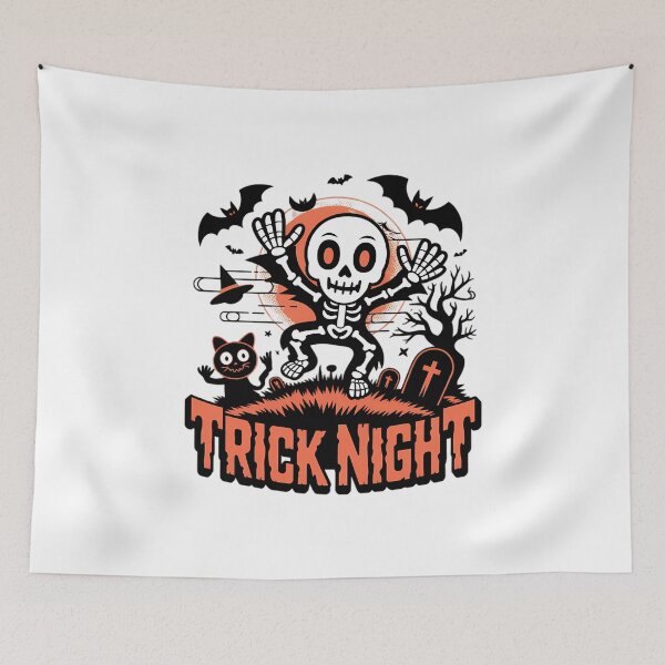 Item preview, Trick Night Skeleton Spooky Season designed and sold by VENOM0RIOT.