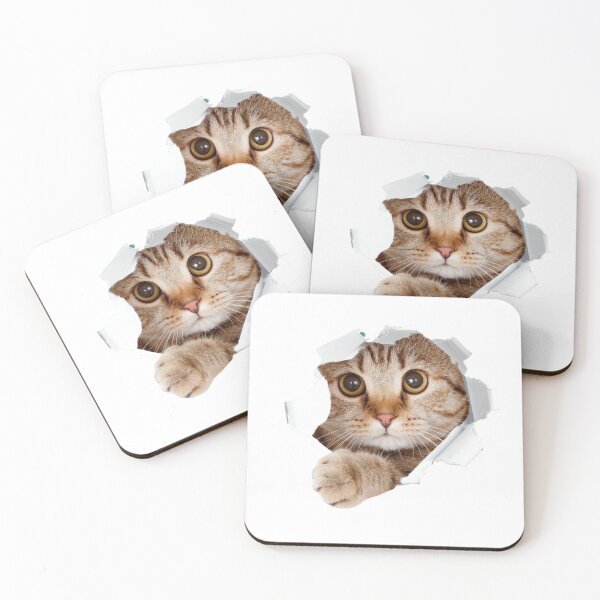 Item preview, Cat peeking through designed and sold by Desikhanna123.
