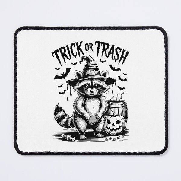 Item preview, Trick or Trash Raccoon Pumpkin Halloween Trash designed and sold by VENOM0RIOT.