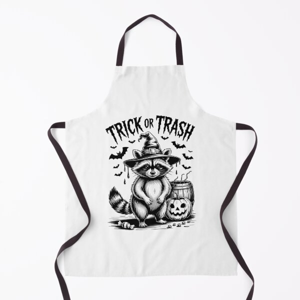 Item preview, Trick or Trash Raccoon Pumpkin Halloween Trash designed and sold by VENOM0RIOT.
