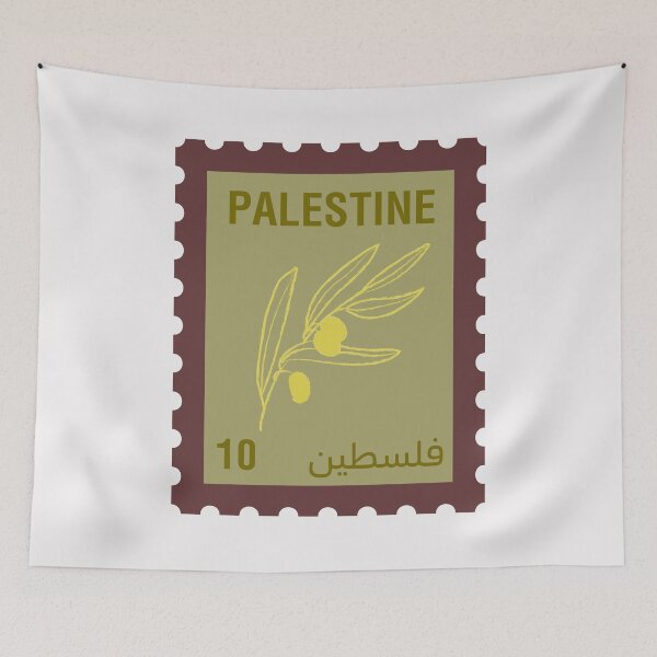 Item preview, Palestine Olive Branch Stamp. designed and sold by CoCoArt-Ua.