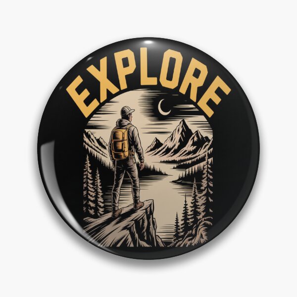 Item preview, Explore - Hiking Bigfoot Nighttime designed and sold by CottonCandyPrin.