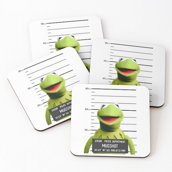 Item preview, Kermit Mugshot designed and sold by madebysana.